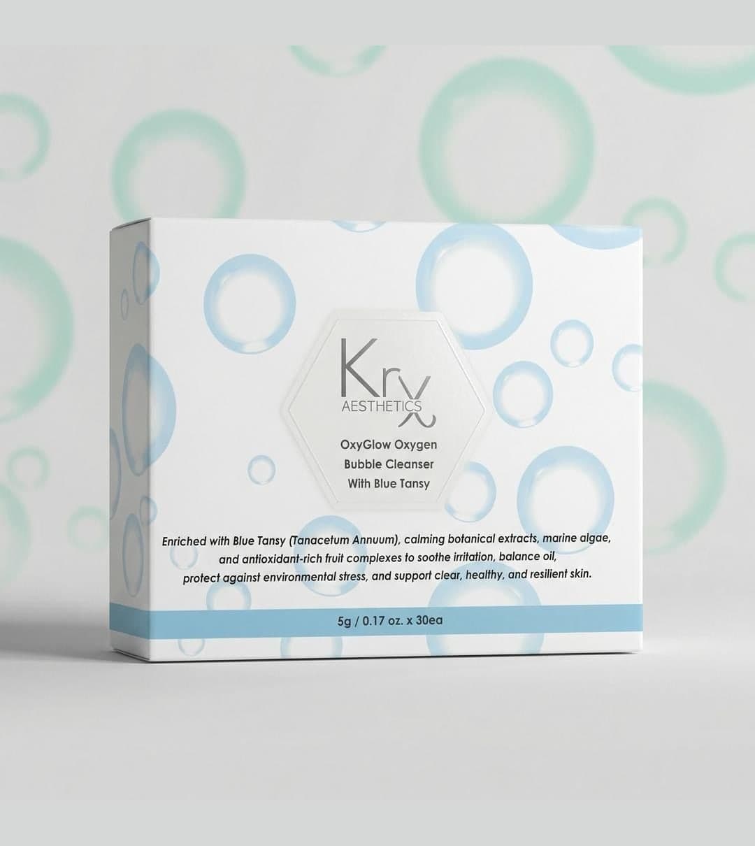 Oxyglow Bubble Wash Blue Tansy