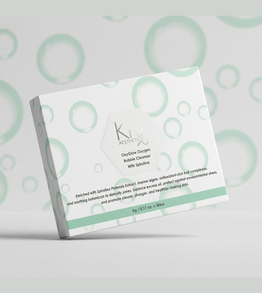 Oxyglow Bubble Wash Spirulina